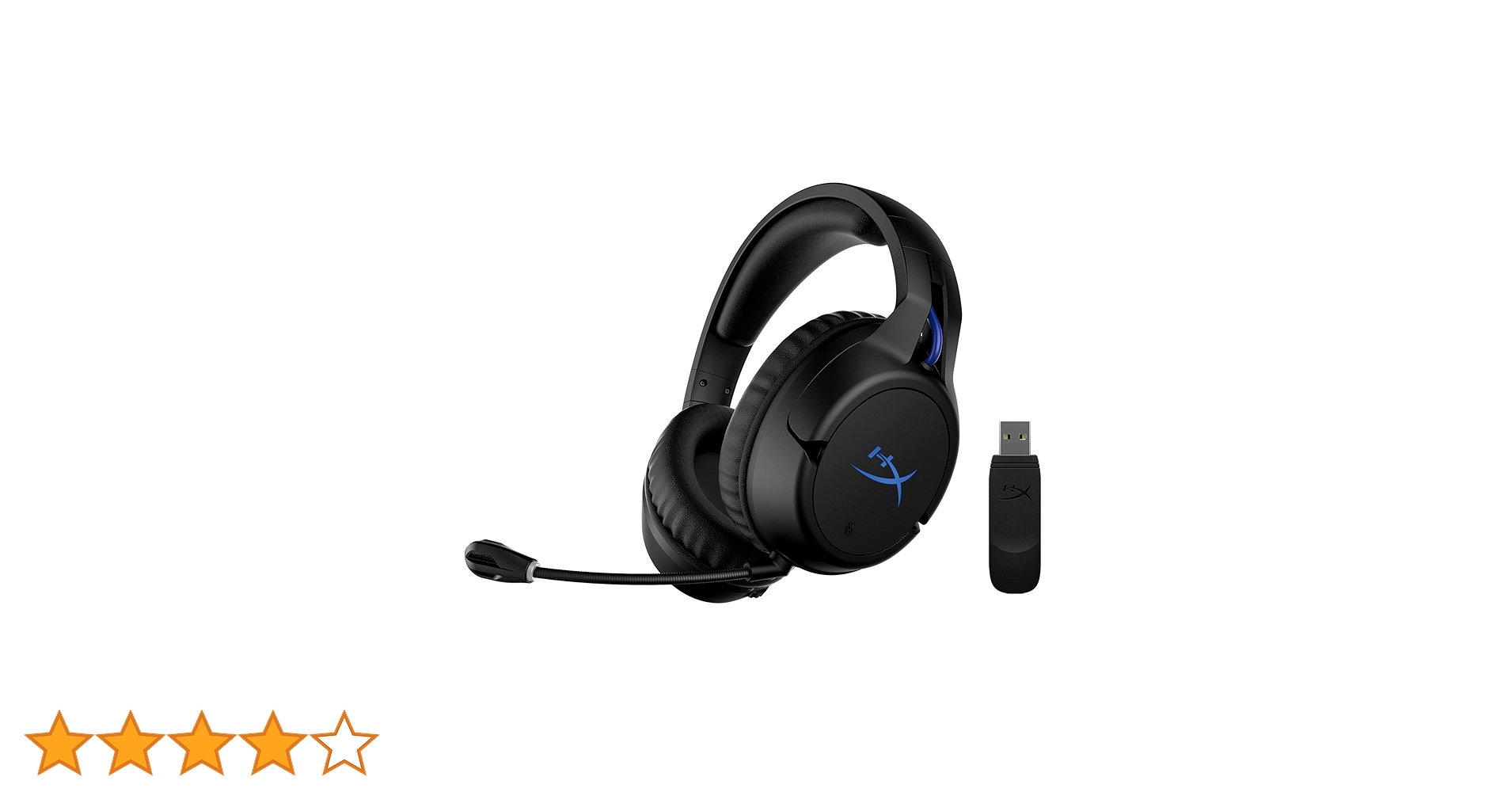 PlayStation4 - HyperX Cloud Flight ワイヤレスヘッドセット HyperX Cloud Flight Wireless Gaming Headset for PC, PS5, and